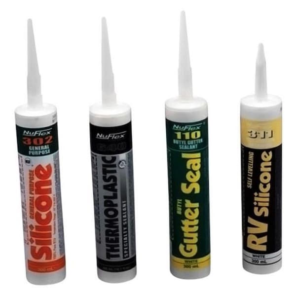 Hengs Industries Hengs Industries 9302C Nuflex 302 10 oz. Silicone Self-Leveling White Sealant H6C-9302C - main